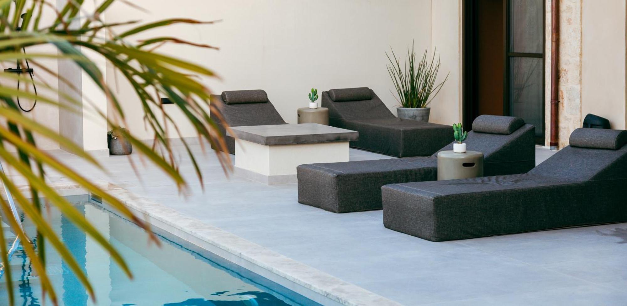 Orama Luxury Suite 3 Bedrooms With Private Pool Chersonissos Buitenkant foto